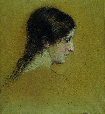 Portrait of Elisabeth Heberlein by Ivana Kobilca